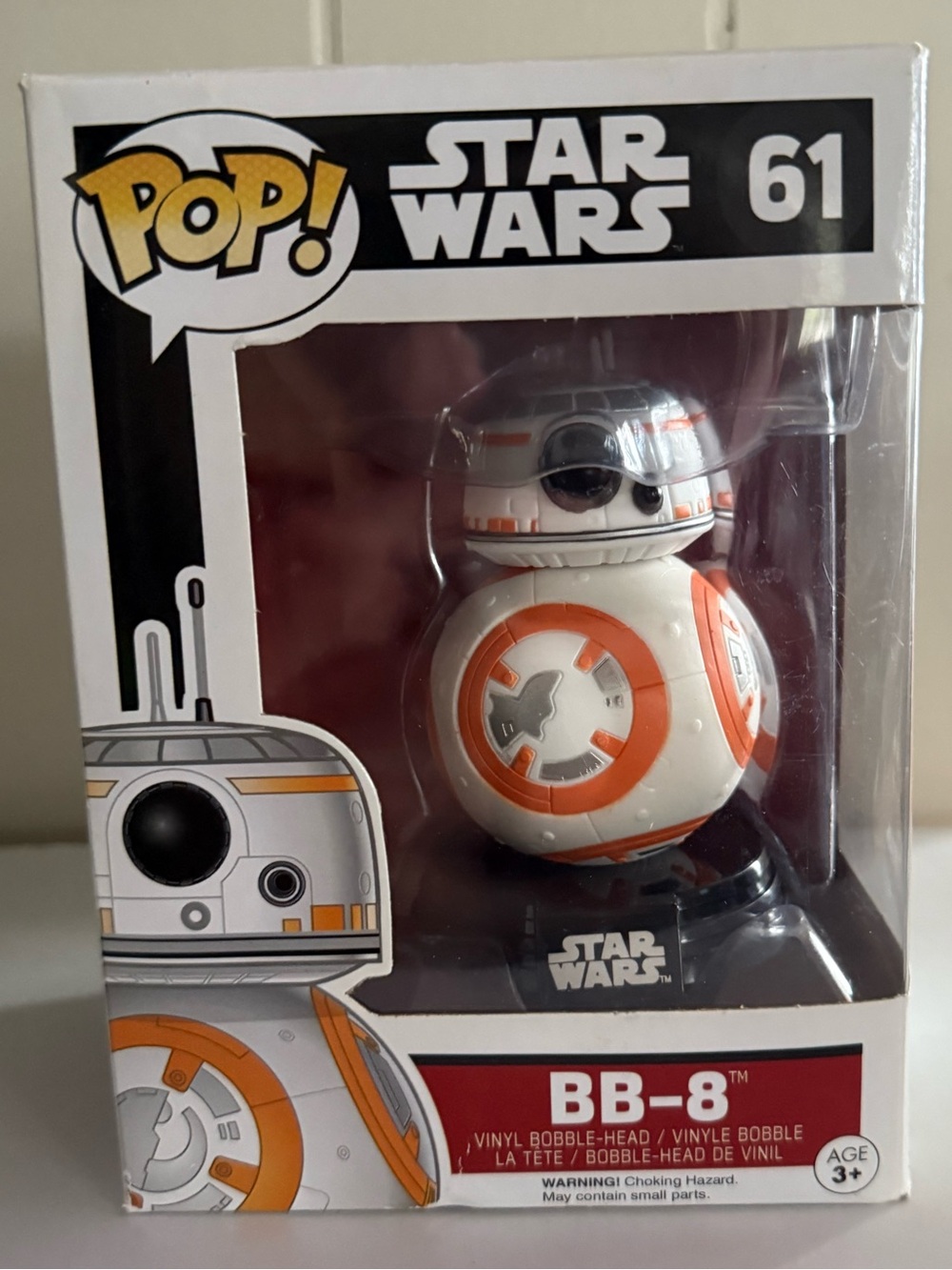 Funko Pop! Star Wars BB-8 Orange White Black Vinyl Figure